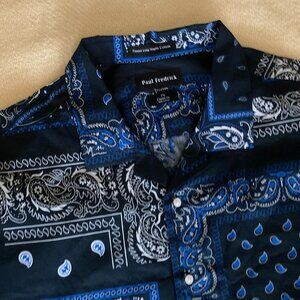 NEW PAUL FREDRICK CLASSIC FIT SHORT SLEEVE ALL COTTON SHIRT  3XL